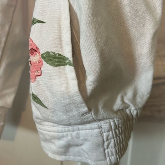 Vintage Alfred Dunner floral denim jacket - Size 16P - Picture 7 of 10